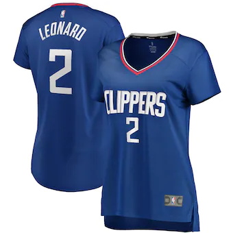 womens fanatics branded kawhi leonard royal la clippers fas-255